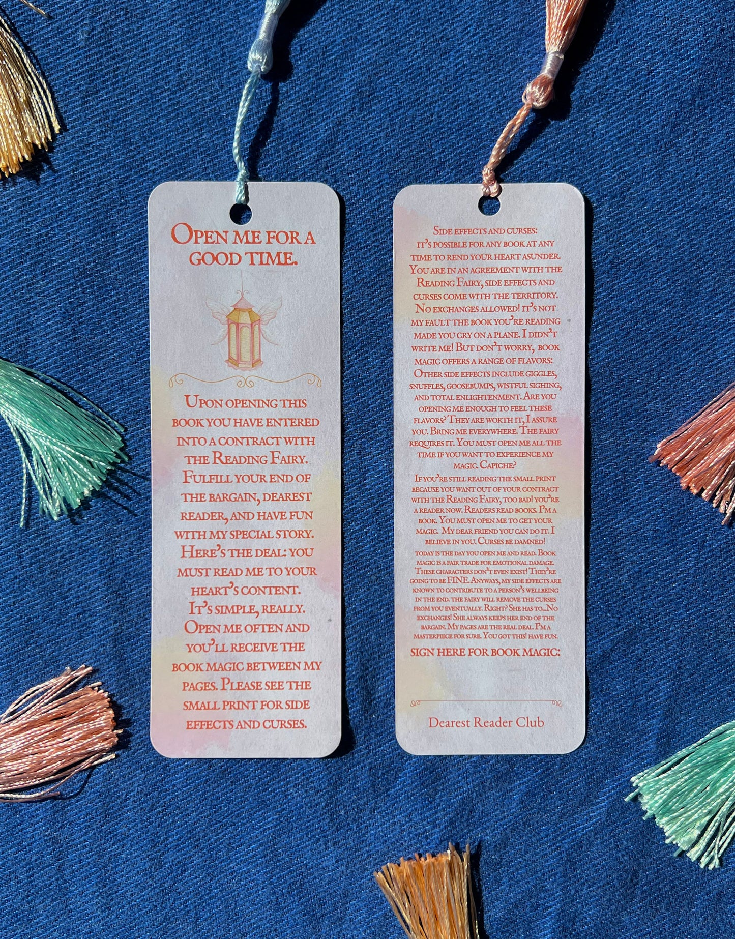 Open Me Bookmark