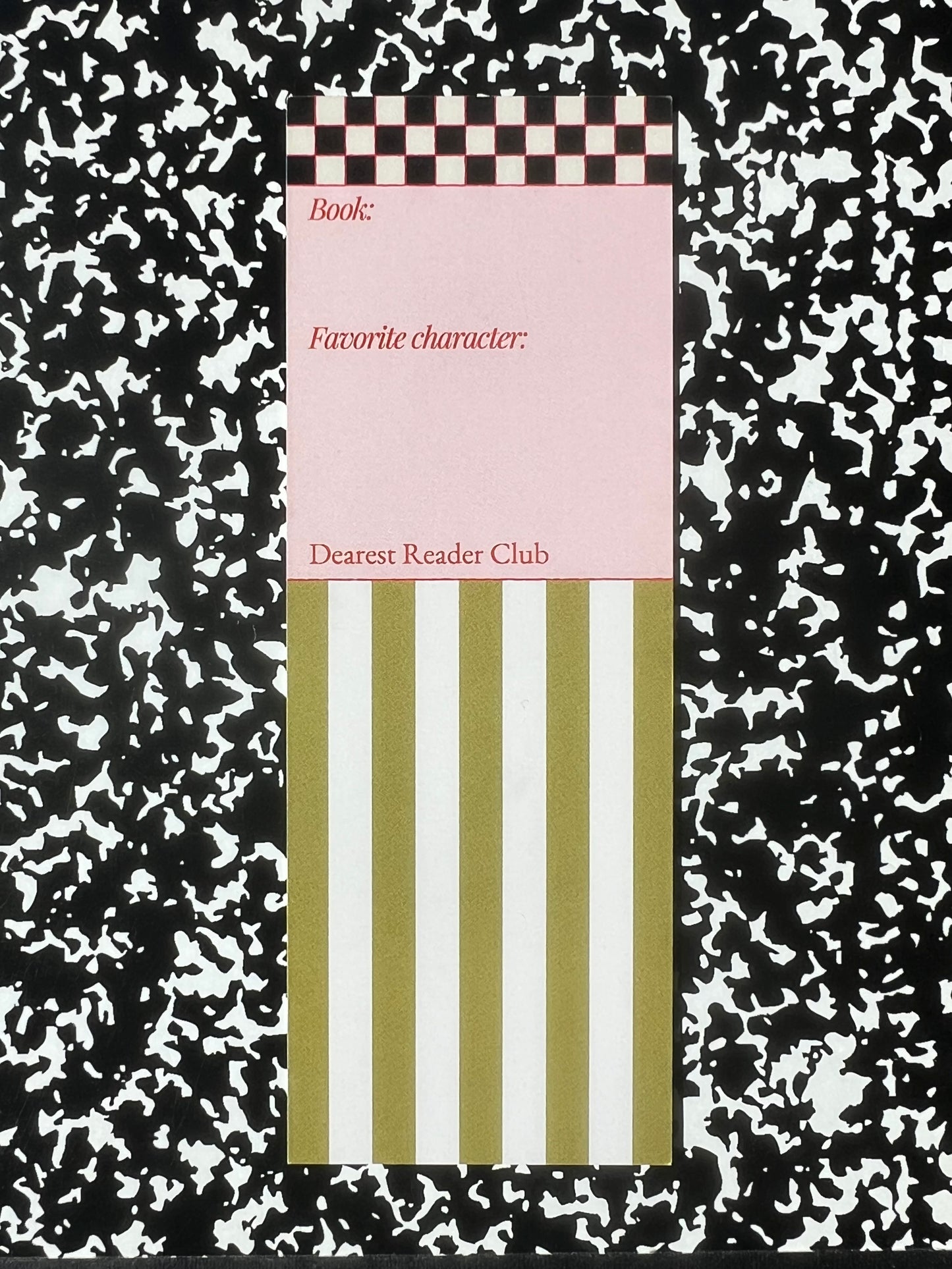 Live Well Bookmark