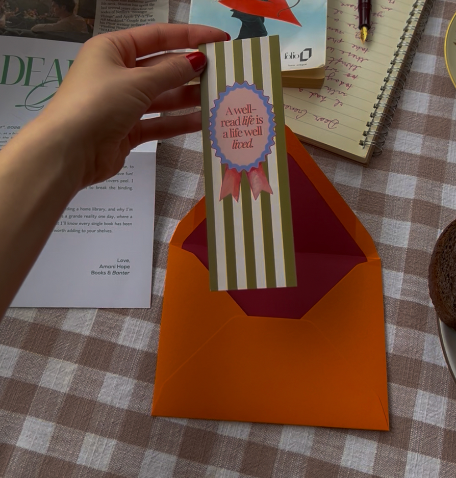 Live Well Bookmark